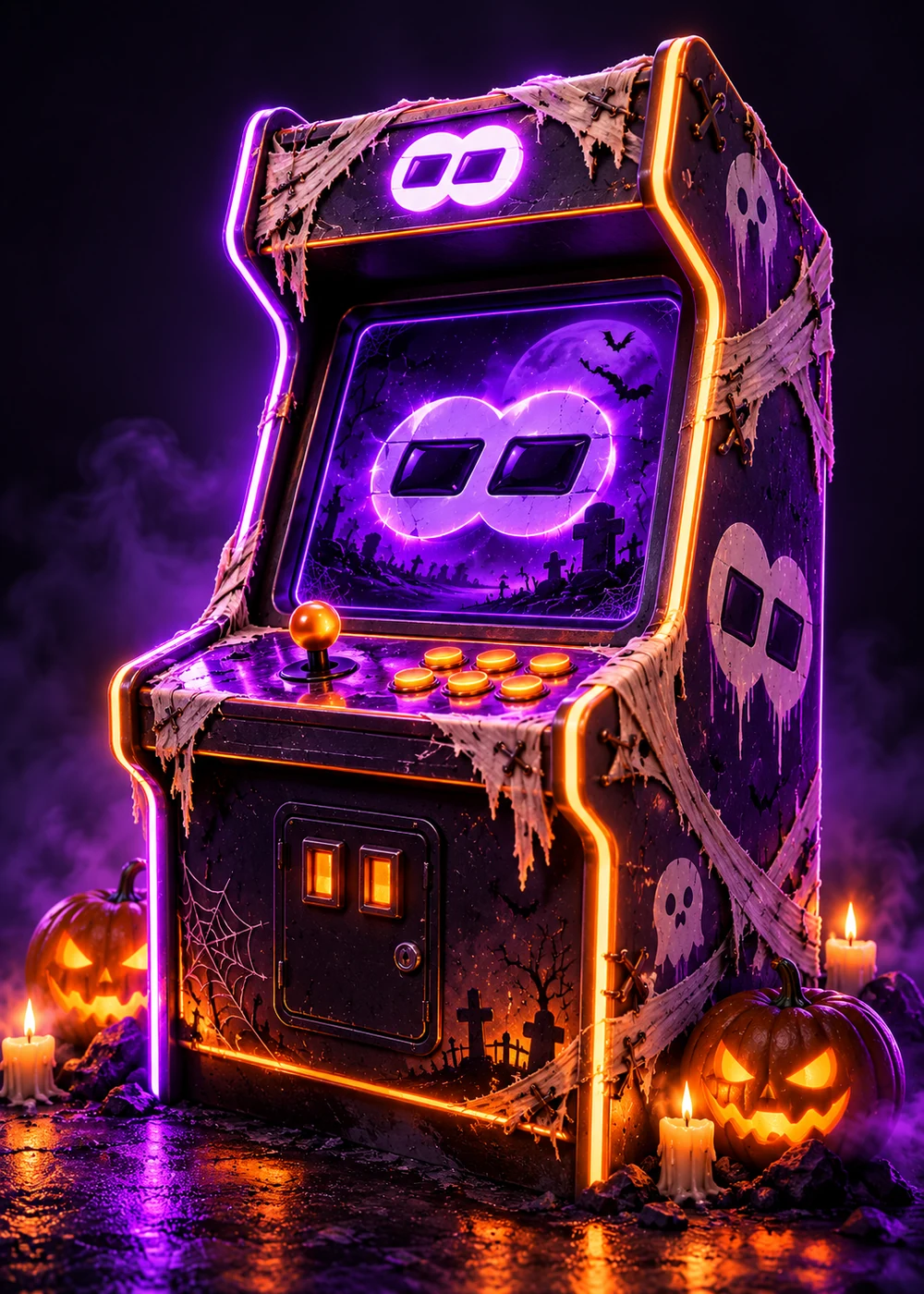 Trick or Pump Halloween arcade machine
